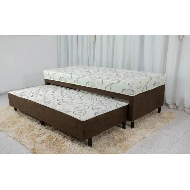 Colchobox Solteiro Ortopédico Sonho Bom Multicores c/Cama Aux.88x188x60 N. Sonho