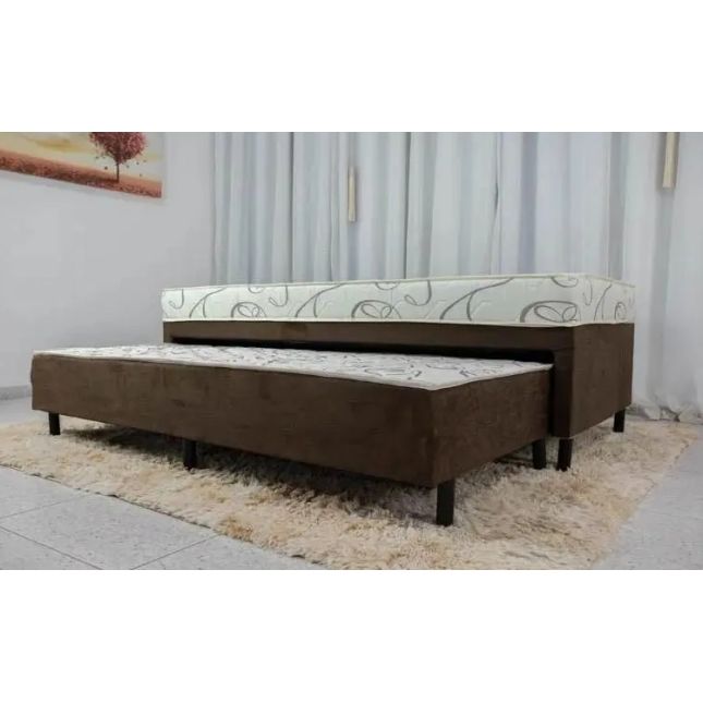 Colchobox Solteiro Ortopédico Sonho Bom Multicores c/Cama Aux.88x188x60 N. Sonho