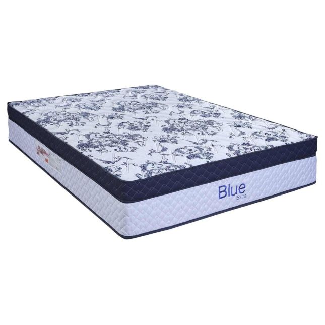 Colchão Queen Molas Ensacadas Blue Extra 158x198x32 Paropas